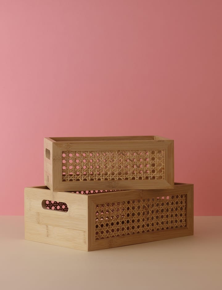 Bamboo box storage box 20x30 cm, Bamboo RIG-TIG