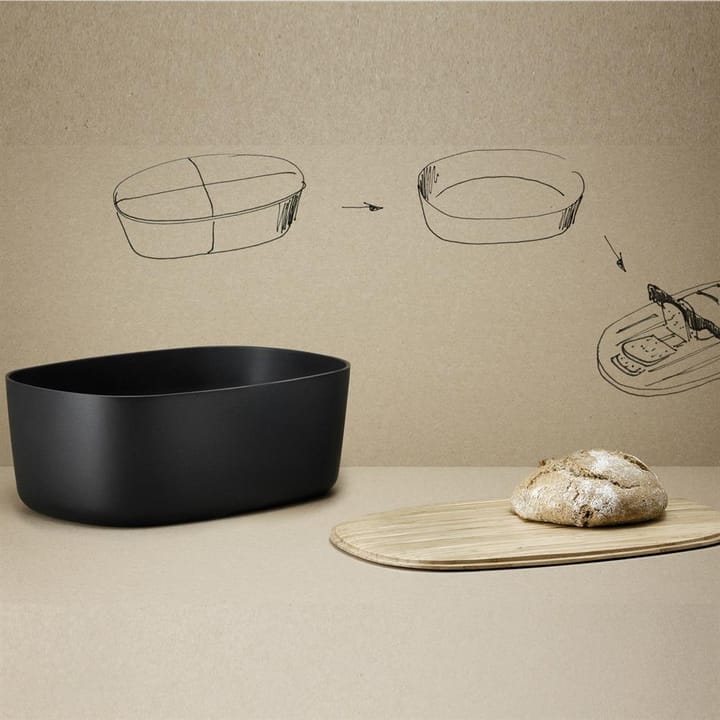 BOX-IT bread box 22,5x34,5 cm - black - RIG-TIG