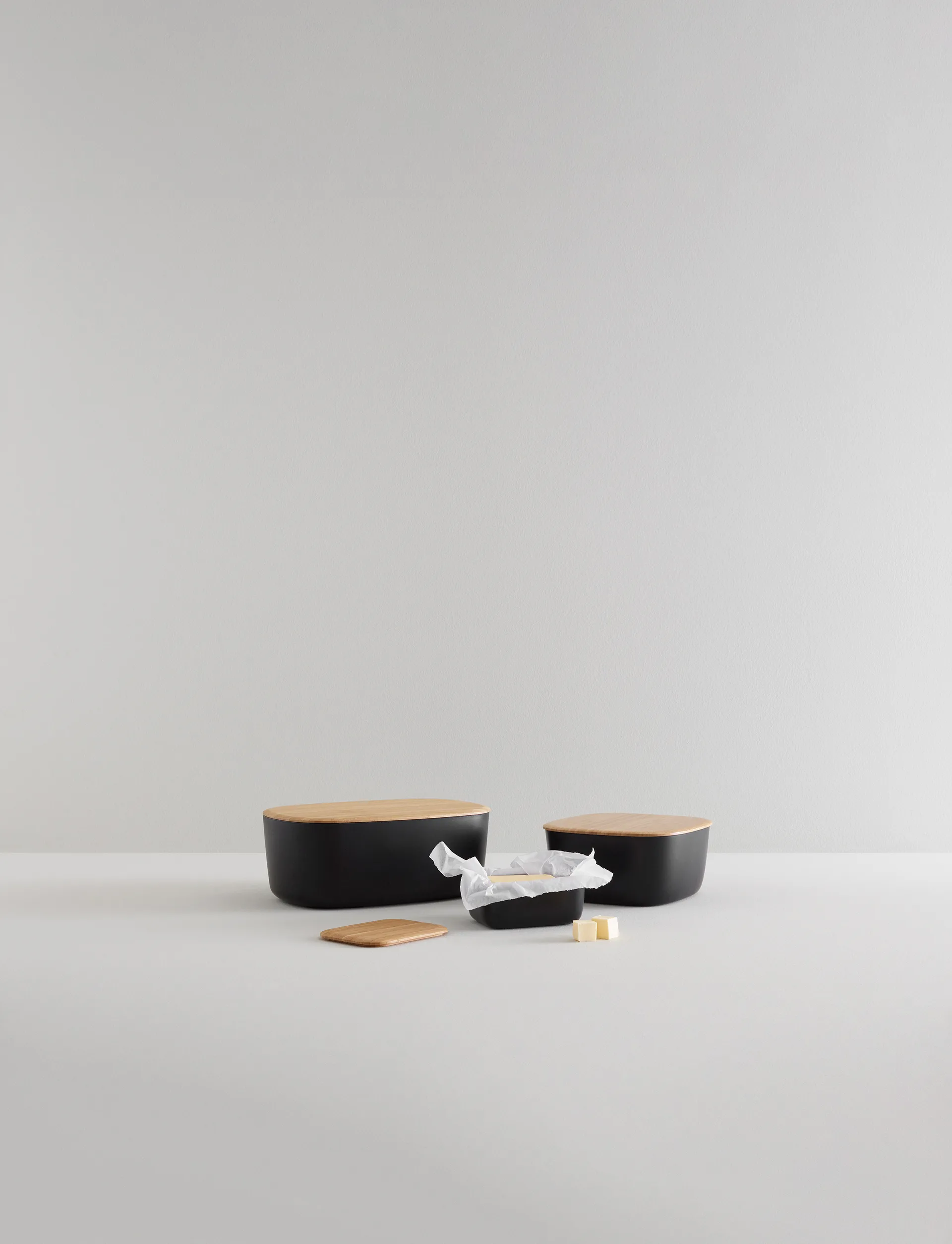 BOX-IT bread box 23x23 cm, Black RIG-TIG