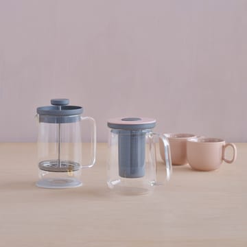 Brew-It tea press 0.7 L - grey-pink - RIG-TIG