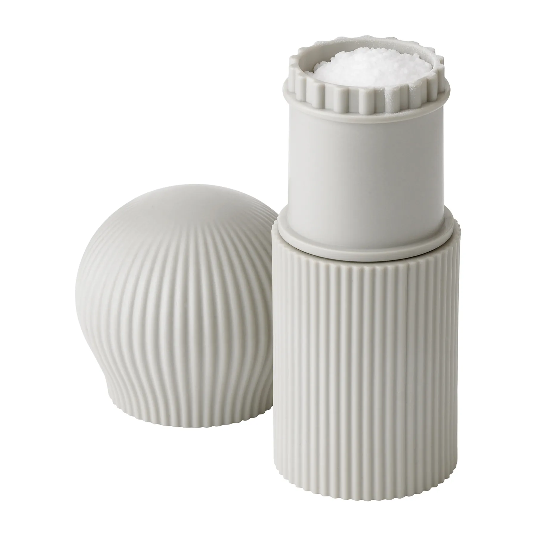 CHEFFY salt-/pepper mill 12.5 cm, Chalk RIG-TIG