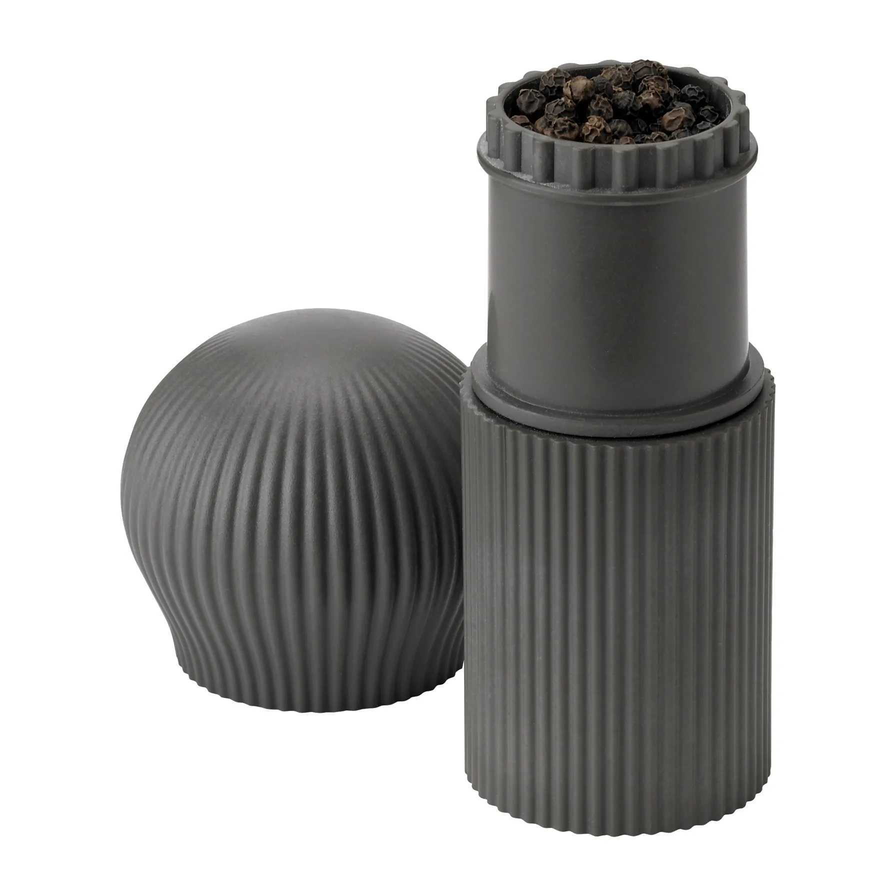 CHEFFY salt-/pepper mill 12.5 cm, Grey RIG-TIG