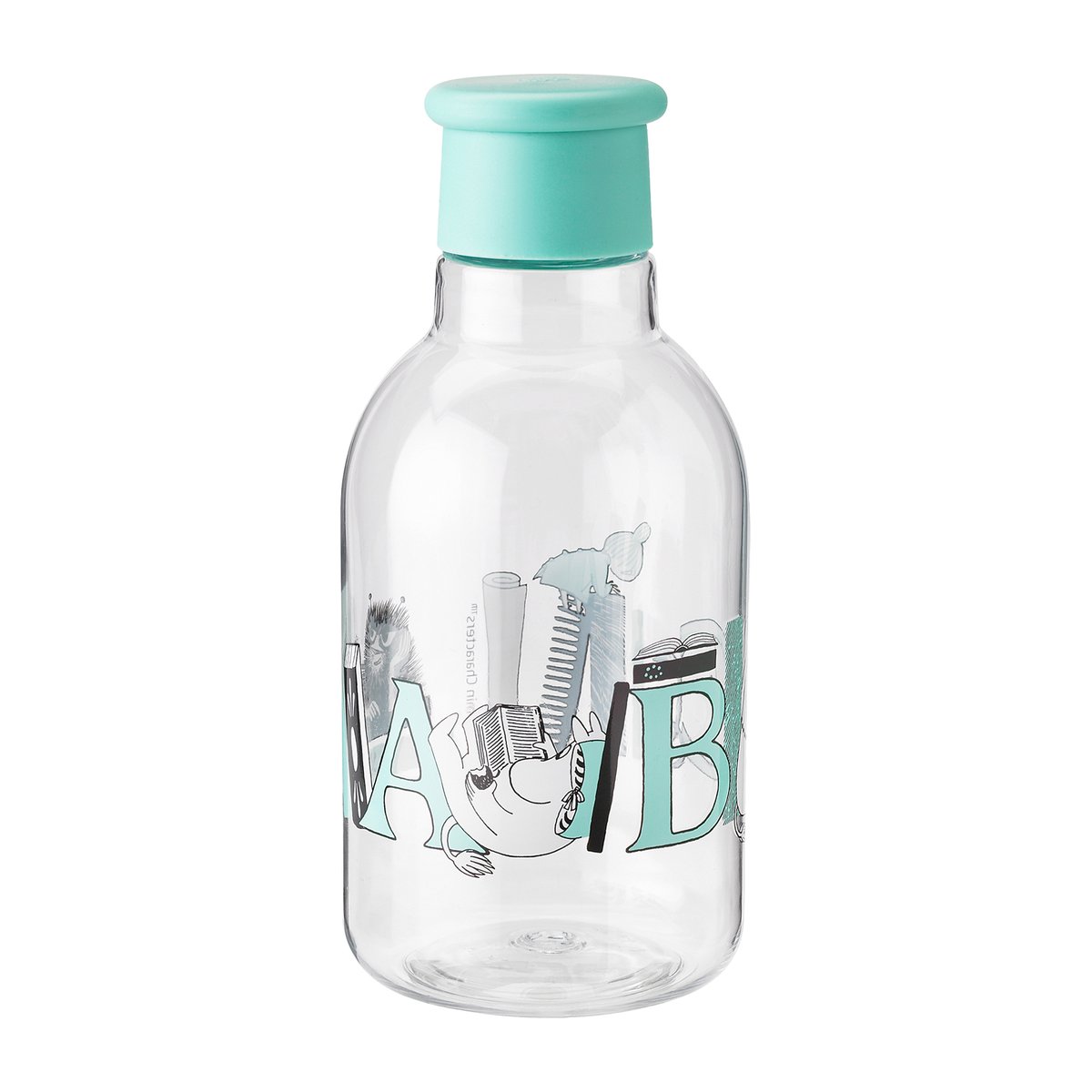RIG-TIG DRINK-IT Moomin ABC water bottle 0.5 liter Turqouise