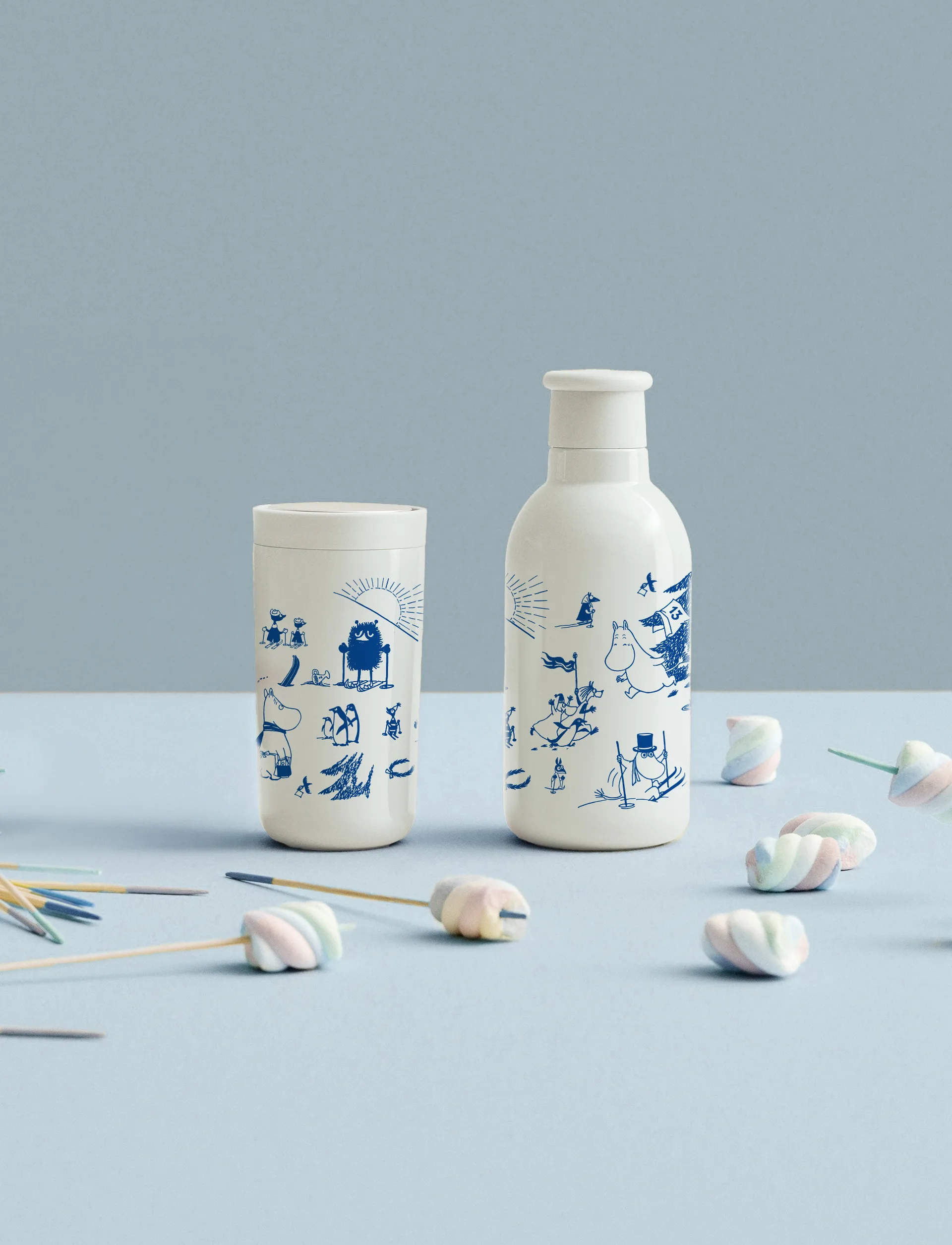 DRINK-IT Moomin thermos bottle 0.5 L, Courage RIG-TIG