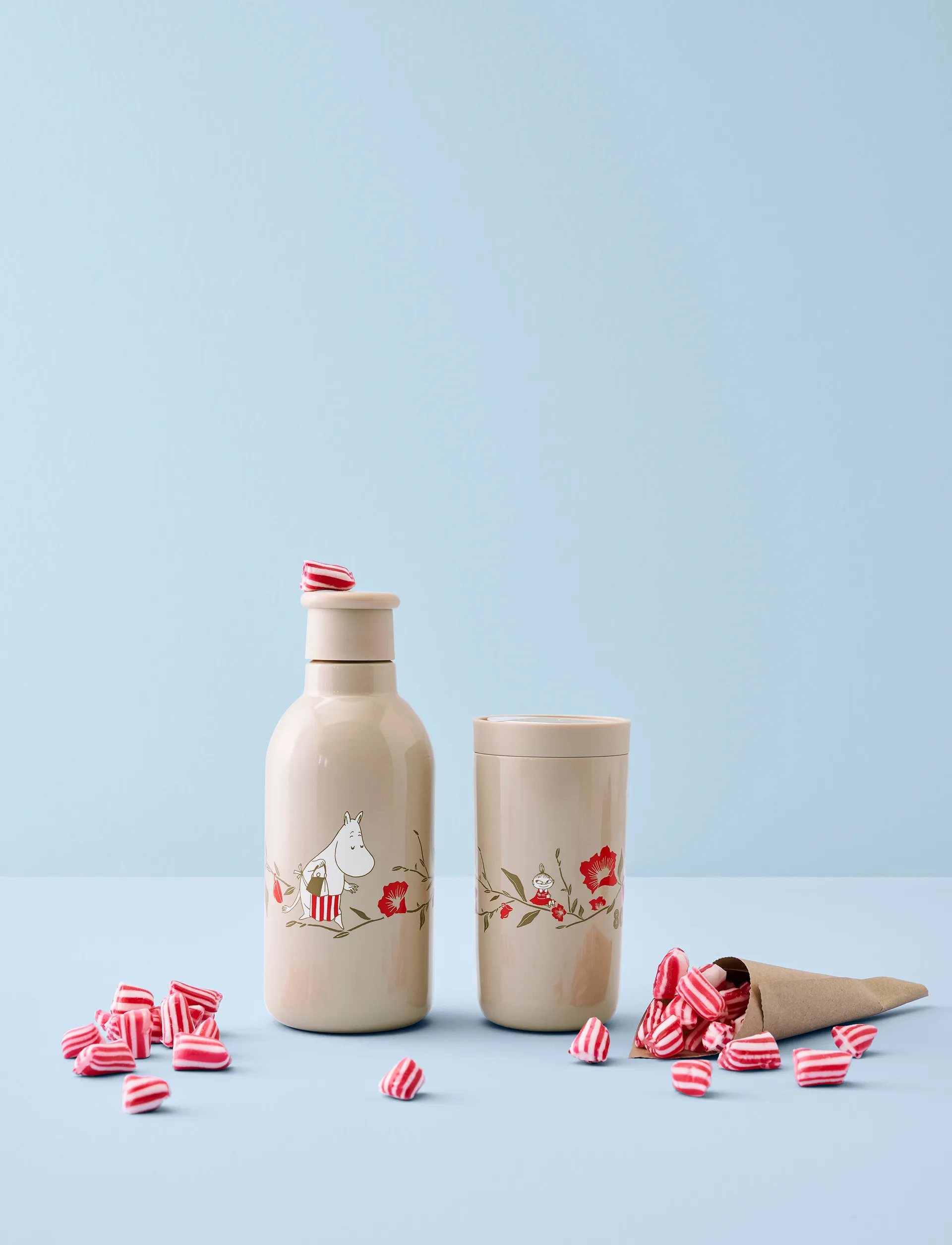 DRINK-IT Moomin thermos bottle 0.5 L, Moominmamma’s Tea party RIG-TIG