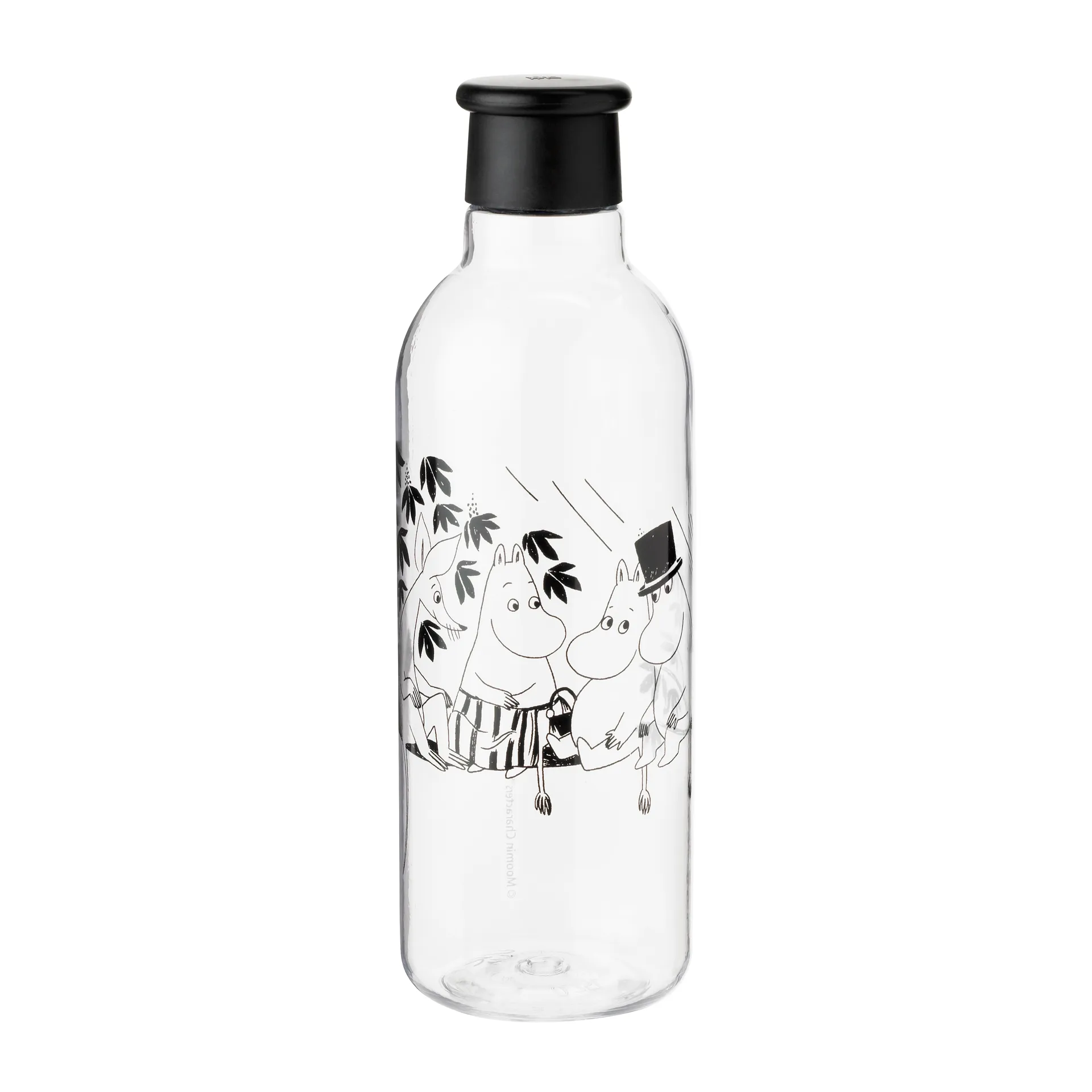 DRINK-IT Mumin water bottle 0.75 l, Black RIG-TIG