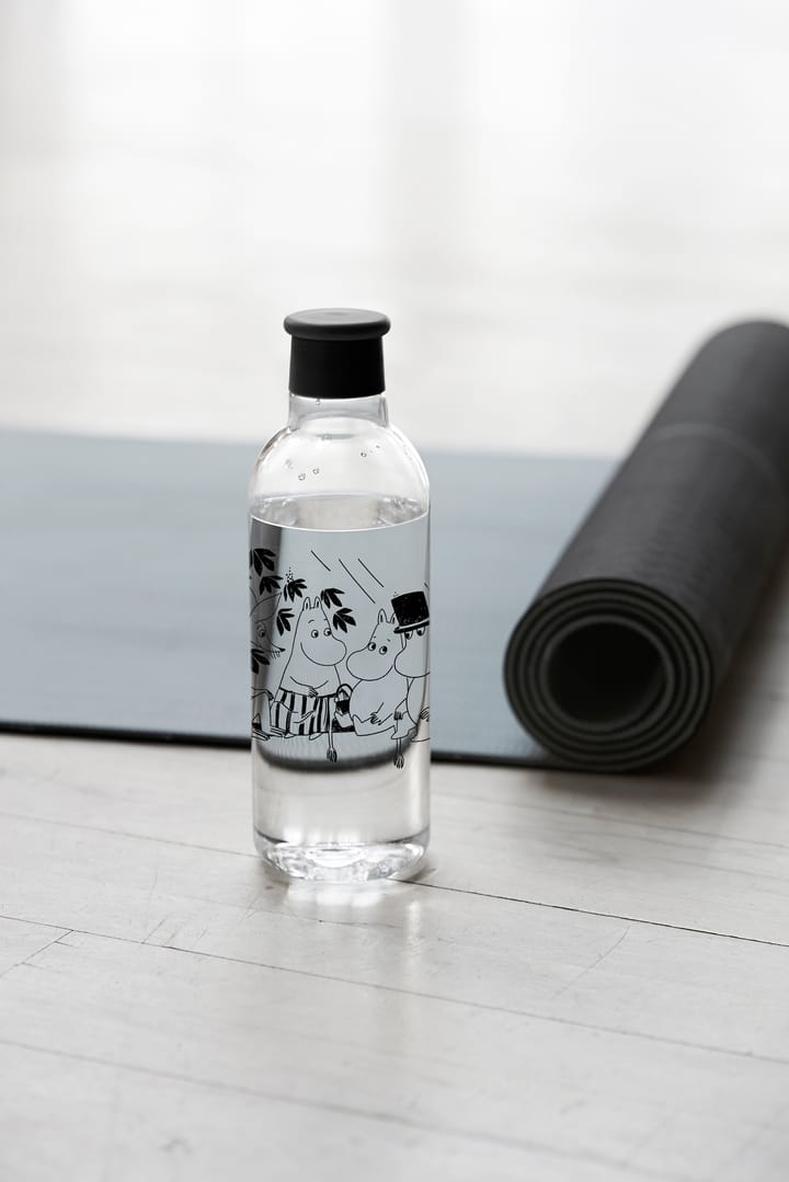 DRINK-IT Mumin water bottle 0.75 l - Black - RIG-TIG