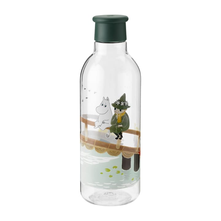 DRINK-IT Mumin water bottle 0.75 l - Dark green - RIG-TIG