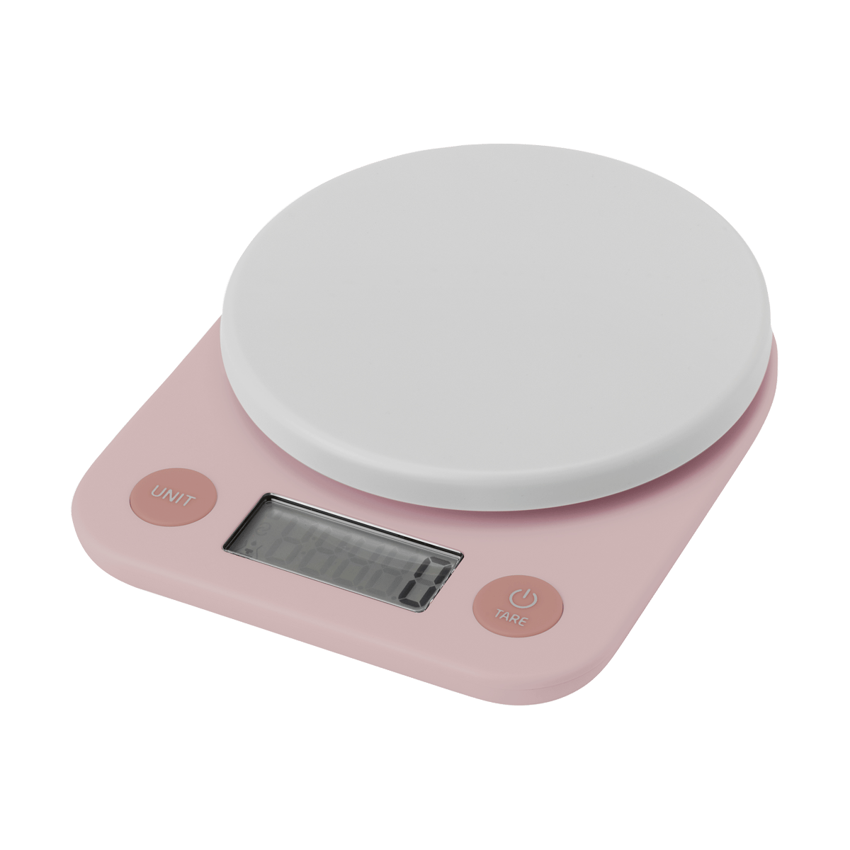 RIG-TIG FOODIE kitchen scale Light rose | Scandinavian Design | Pink