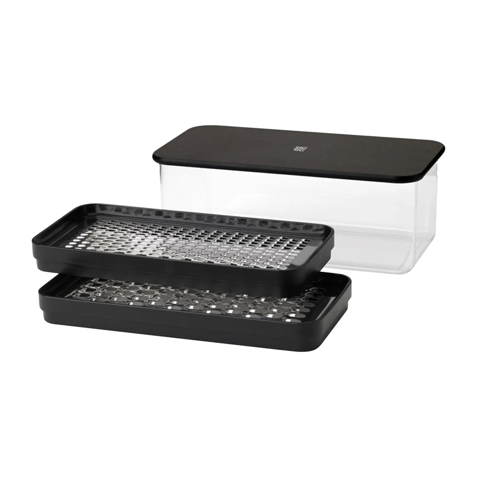 GRATE-IT grater with container, Black RIG-TIG