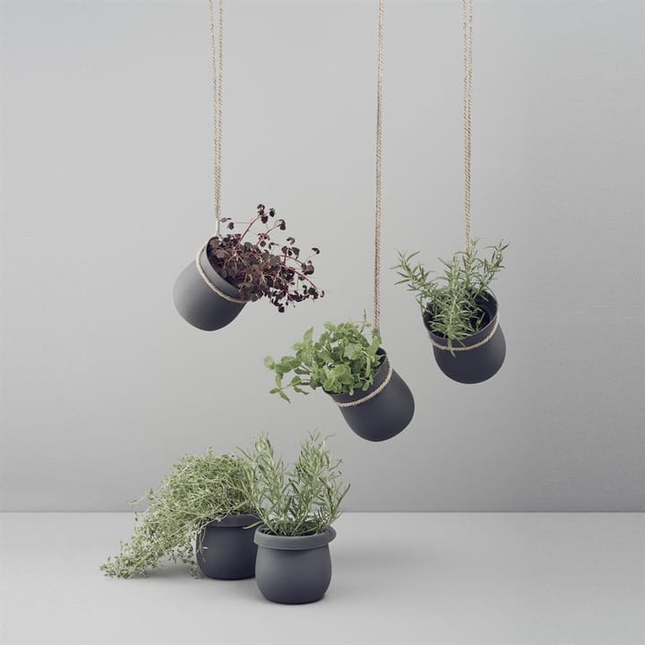 Grow-It herb pot Ø13 cm, grey RIG-TIG