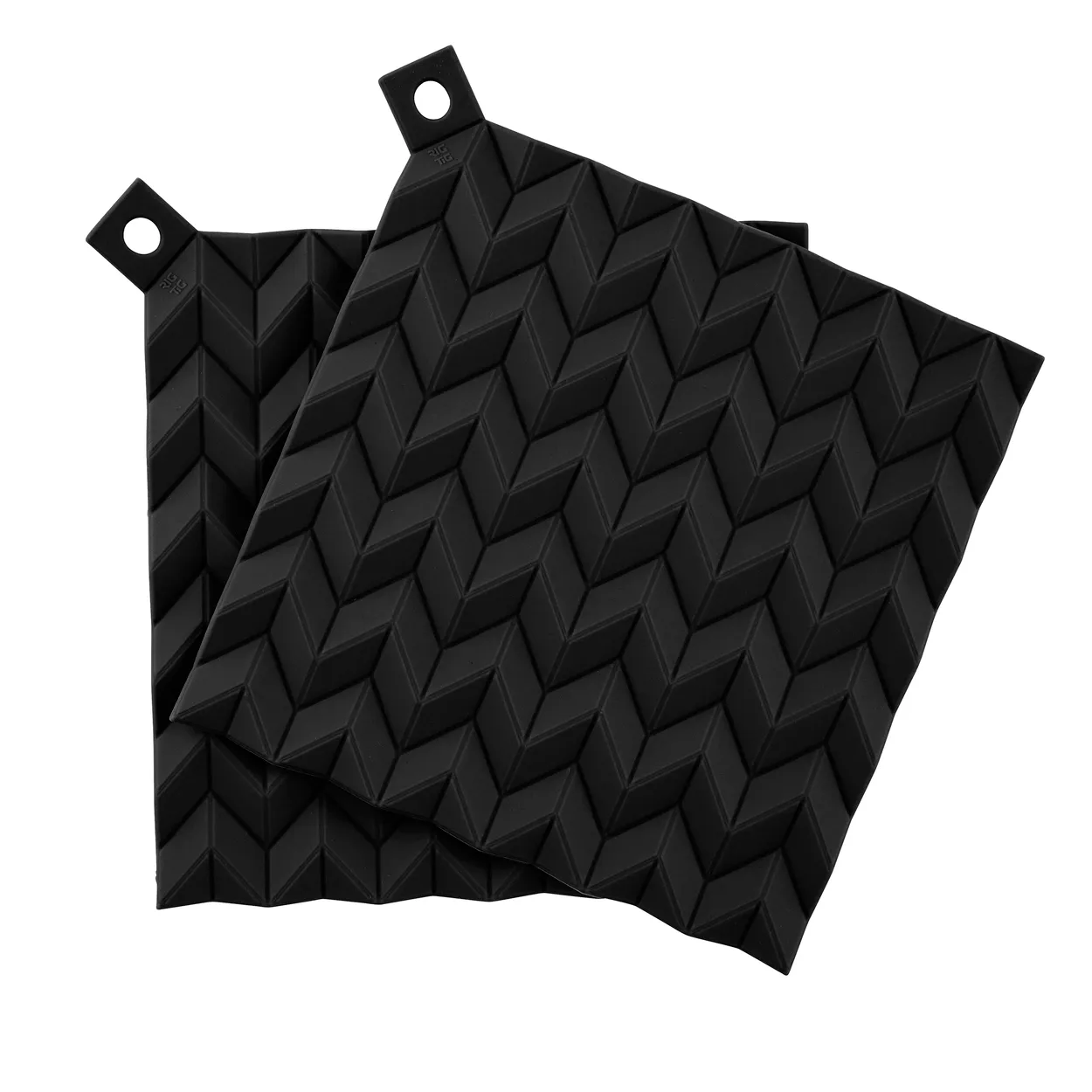 RIG-TIG HOLD-ON oven mitt 2-pack Black | Scandinavian Design | Oven mitts, gloves & pot holders | Black