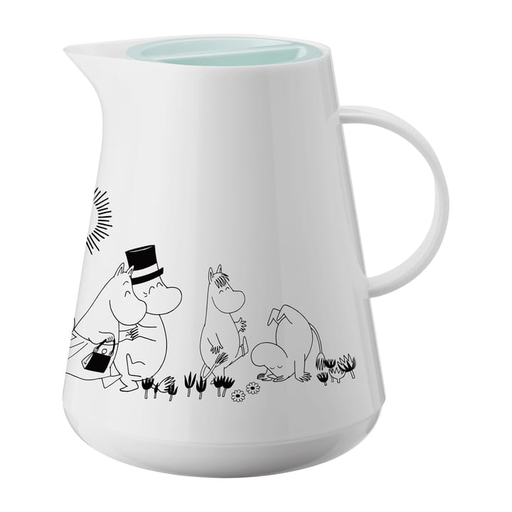 HOTTIE Mumin thermos 1 l - White-dusty green - RIG-TIG