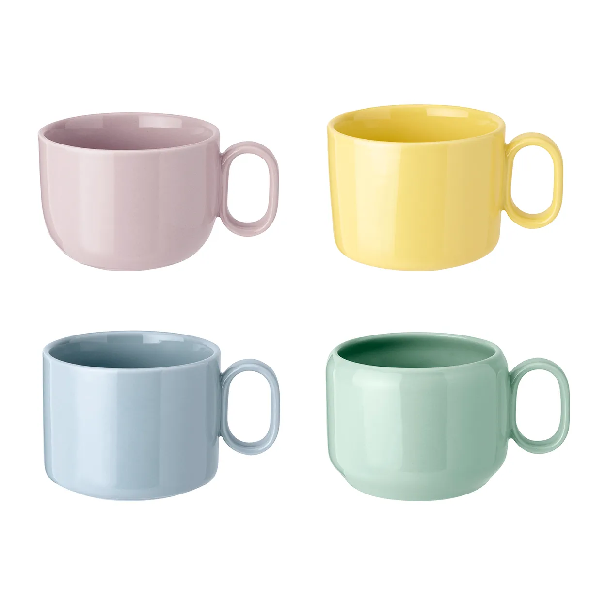 RIG-TIG MIX'N'MATCH mug 29 cl 4-pack blue-yellow-pink-green