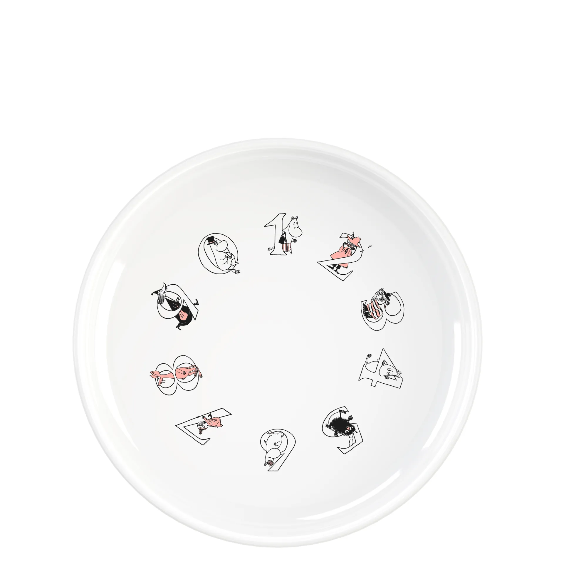 Moomin ABC deep plate Ø15 cm, Salmon RIG-TIG