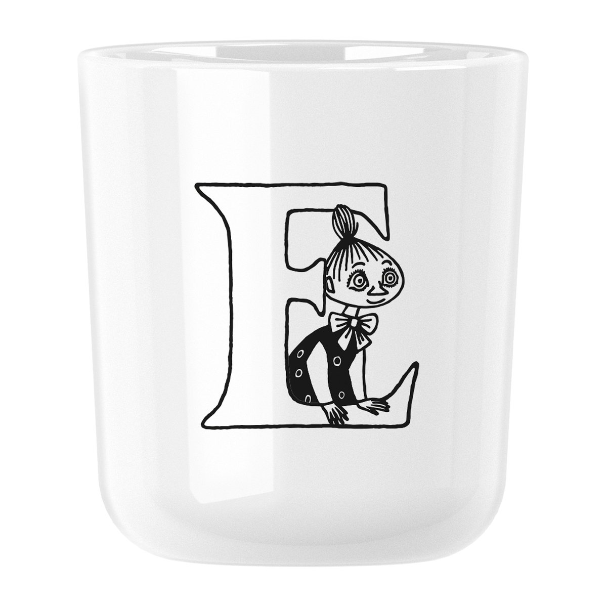 RIG-TIG Moomin ABC mug 20 cl E | Scandinavian Design | Moomin mugs | White