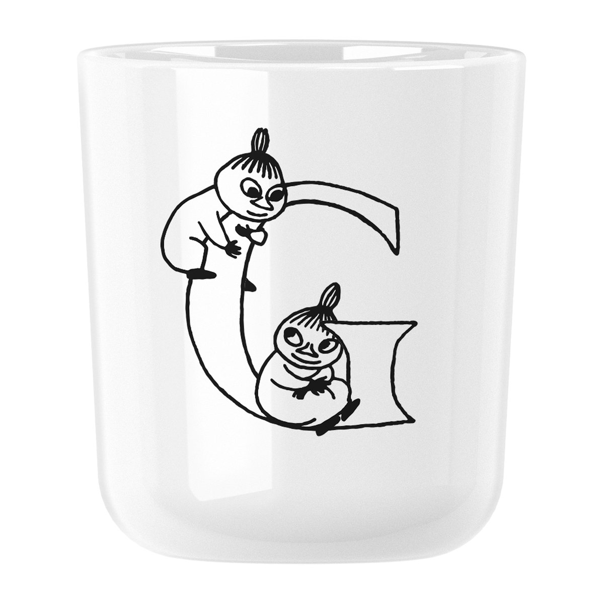 RIG-TIG Moomin ABC mug 20 cl G | Scandinavian Design | Moomin mugs | White