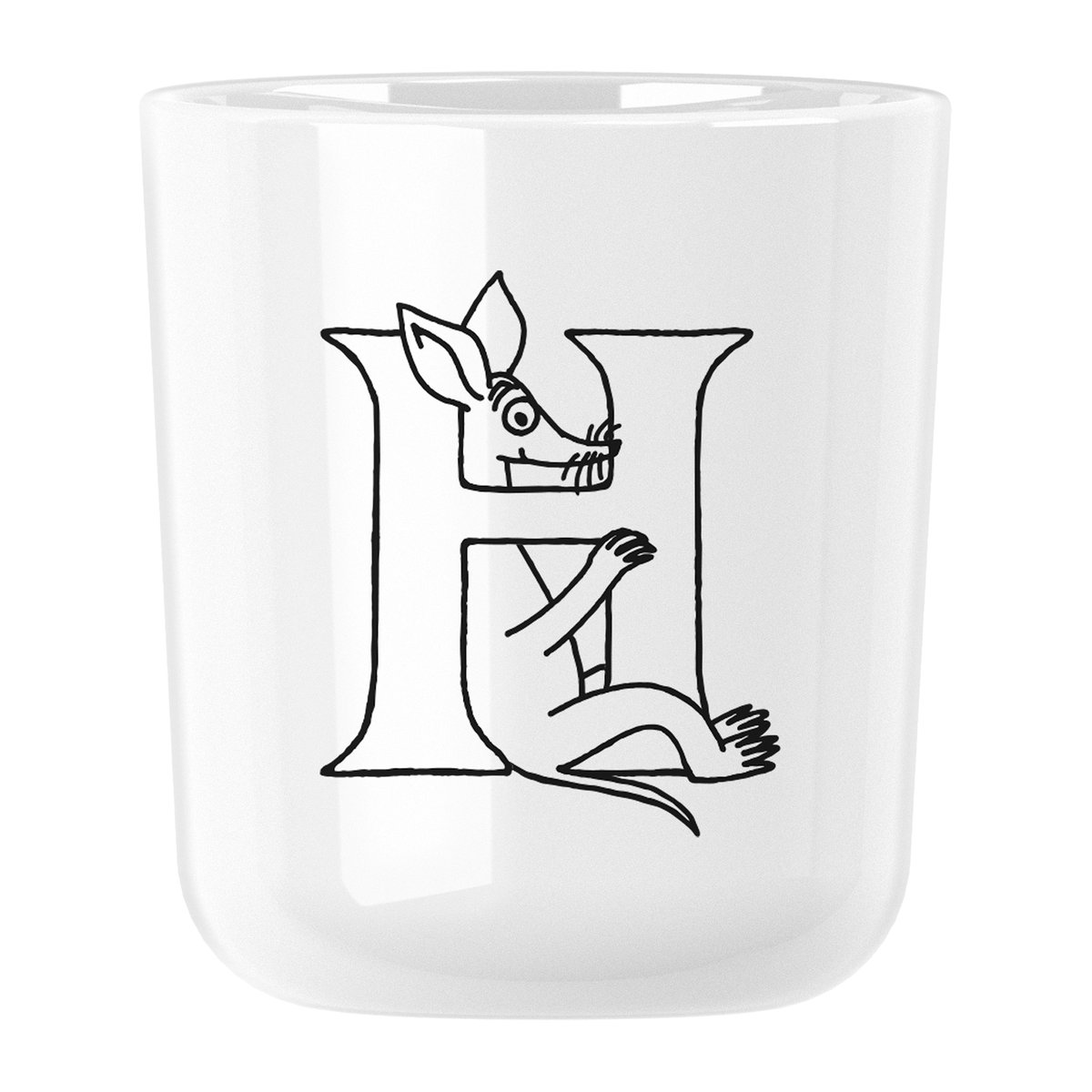 RIG-TIG Moomin ABC mug 20 cl H | Scandinavian Design | Moomin mugs | White