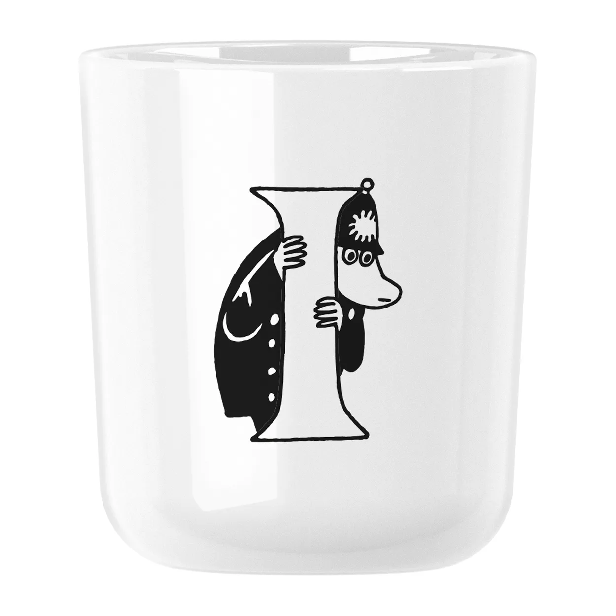 RIG-TIG Moomin ABC mug 20 cl I | Scandinavian Design | Moomin mugs | White