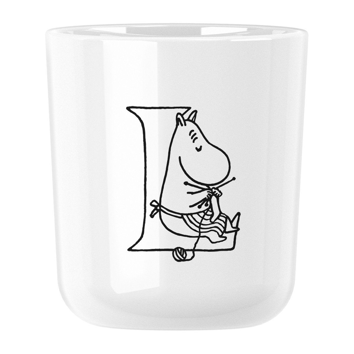 RIG-TIG Moomin ABC mug 20 cl L | Scandinavian Design | Moomin mugs | White