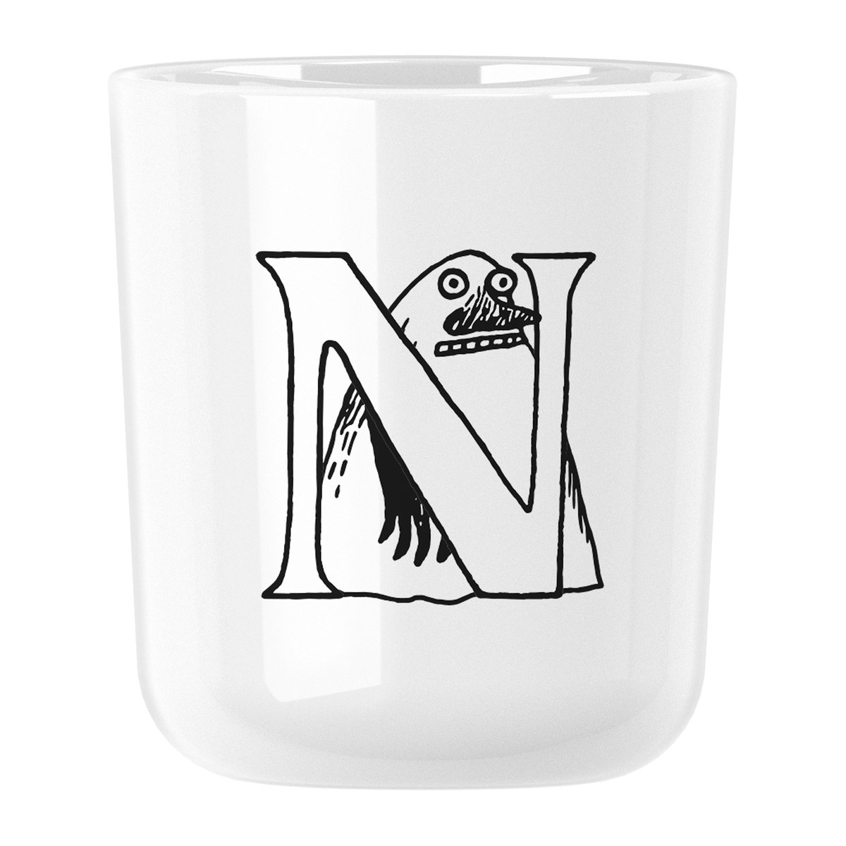 RIG-TIG Moomin ABC mug 20 cl N | Scandinavian Design | Moomin mugs | White