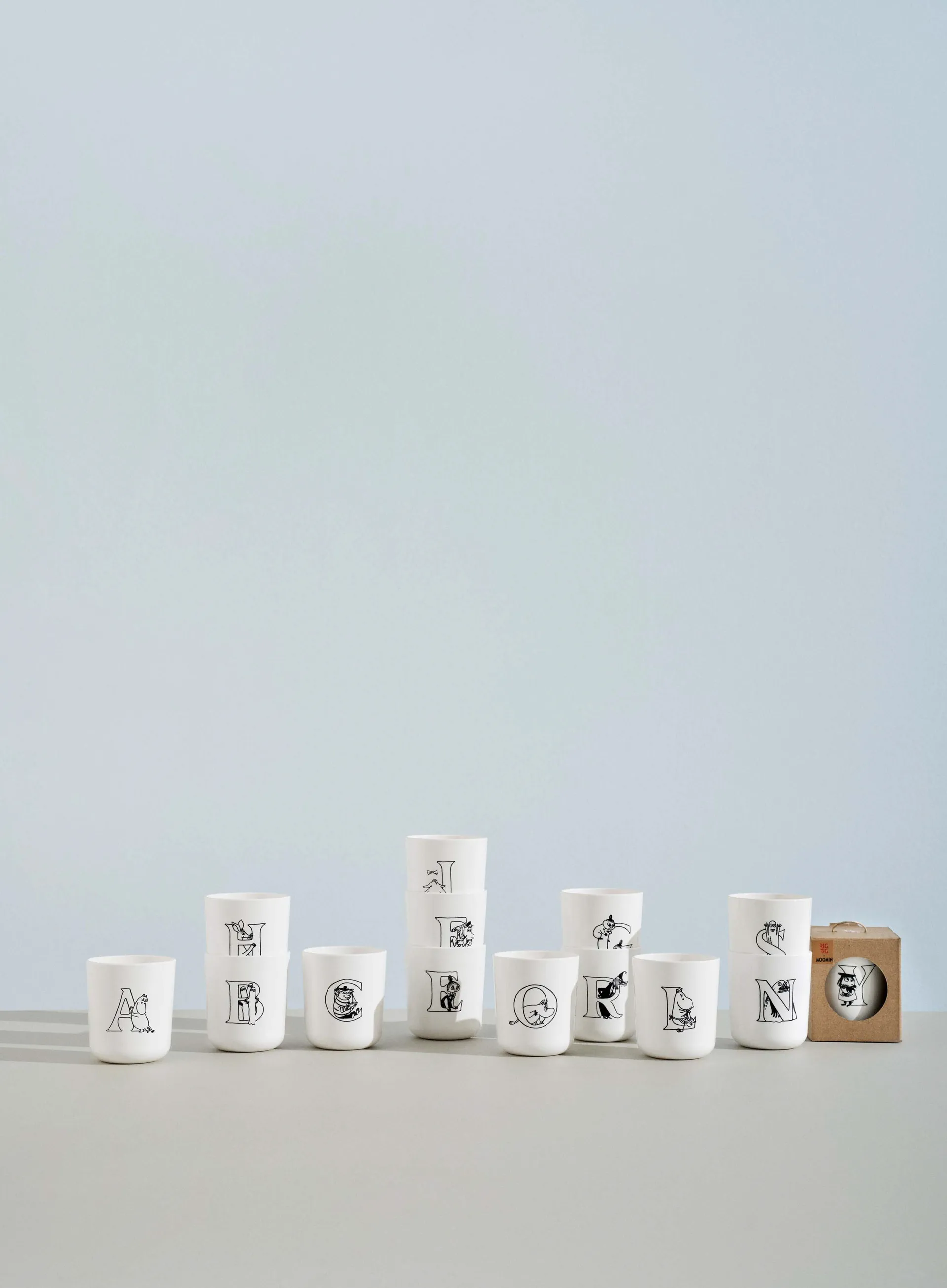 Moomin ABC mug 20 cl, V RIG-TIG