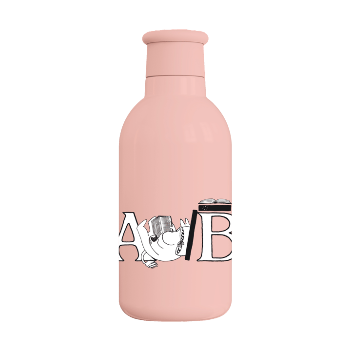 Moomin ABC thermos bottle 0.5 L - Moomin salmon - RIG-TIG