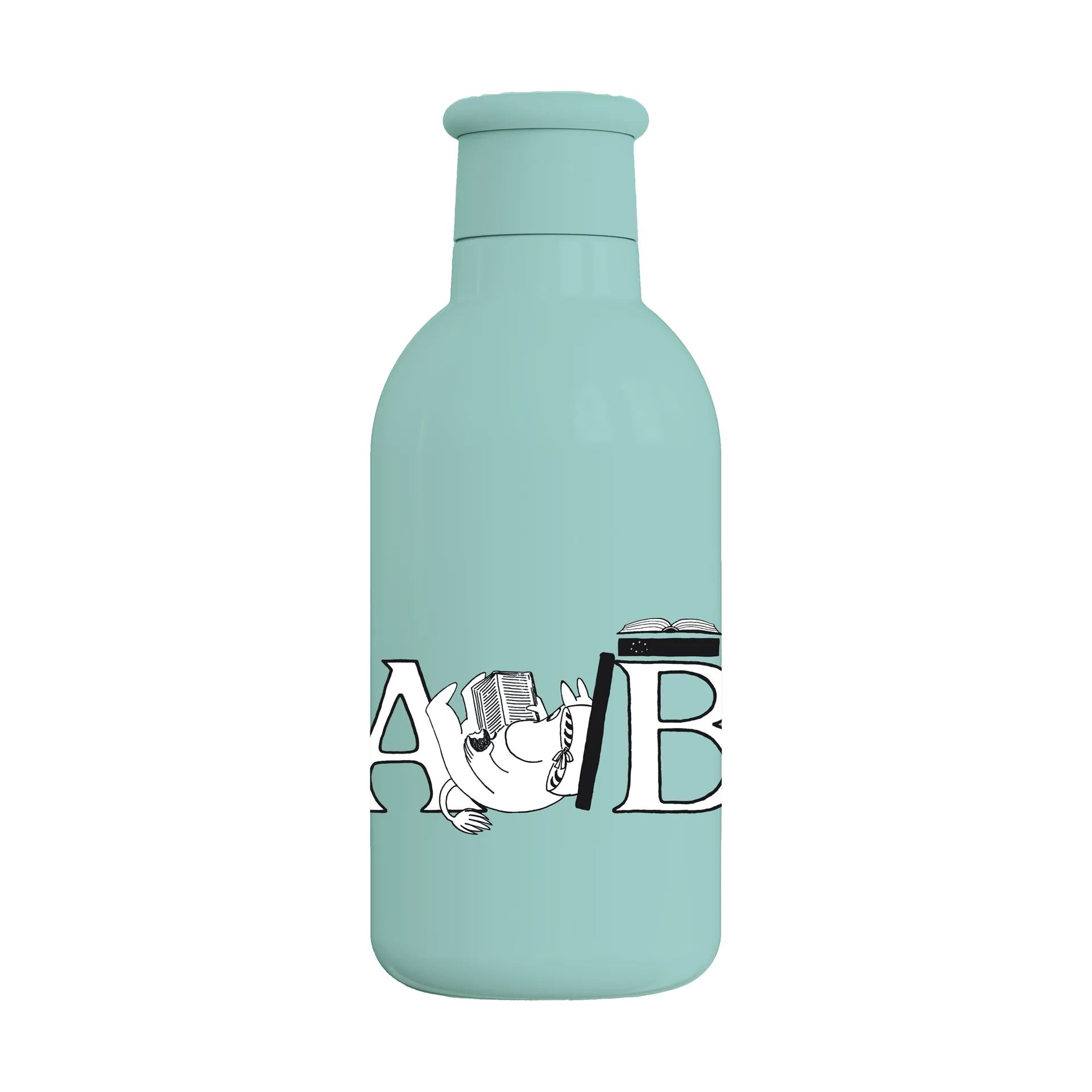 Moomin ABC thermos bottle 0.5 L, Moomin turqouise RIG-TIG