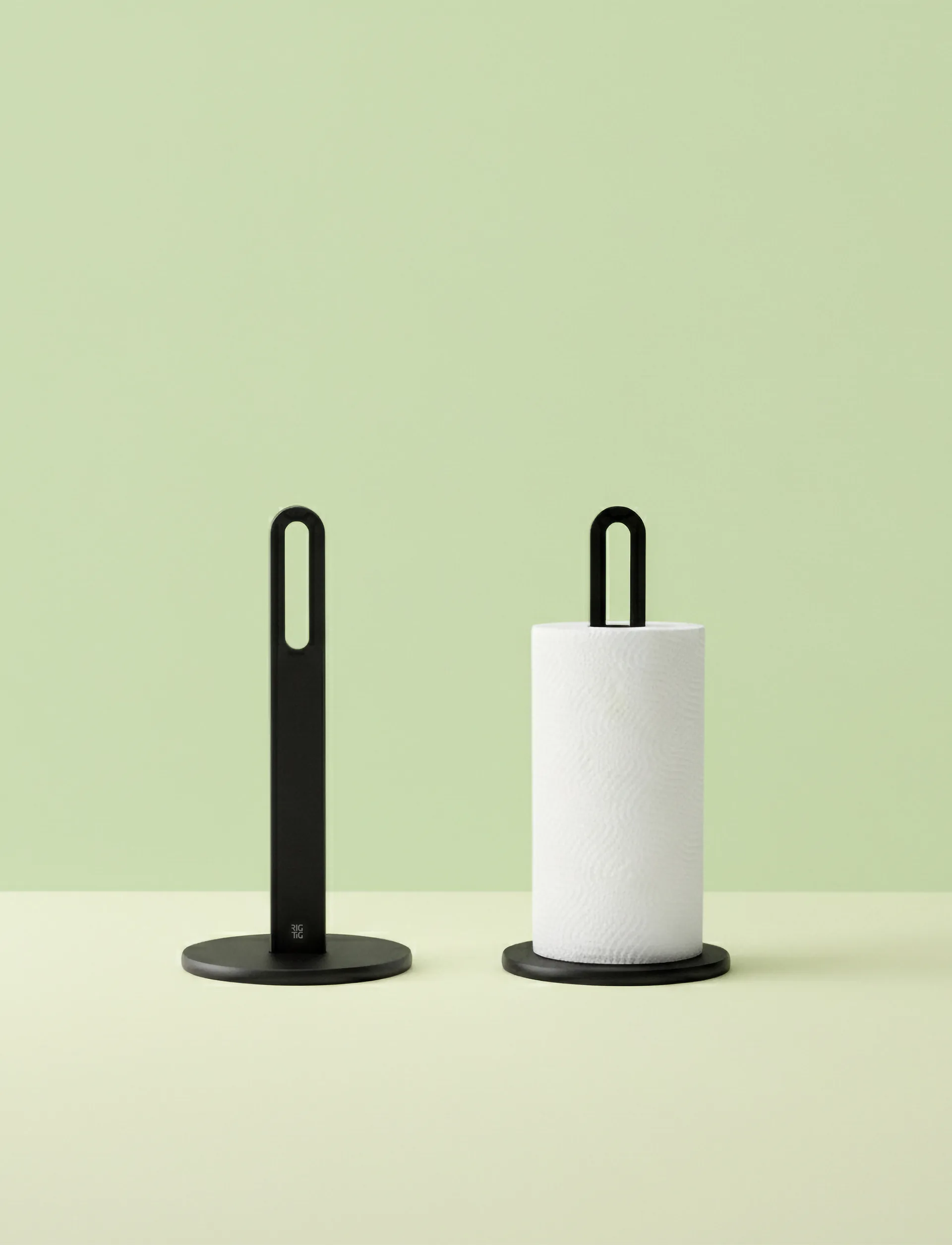 SPIN-IT paper towel holder, Black RIG-TIG