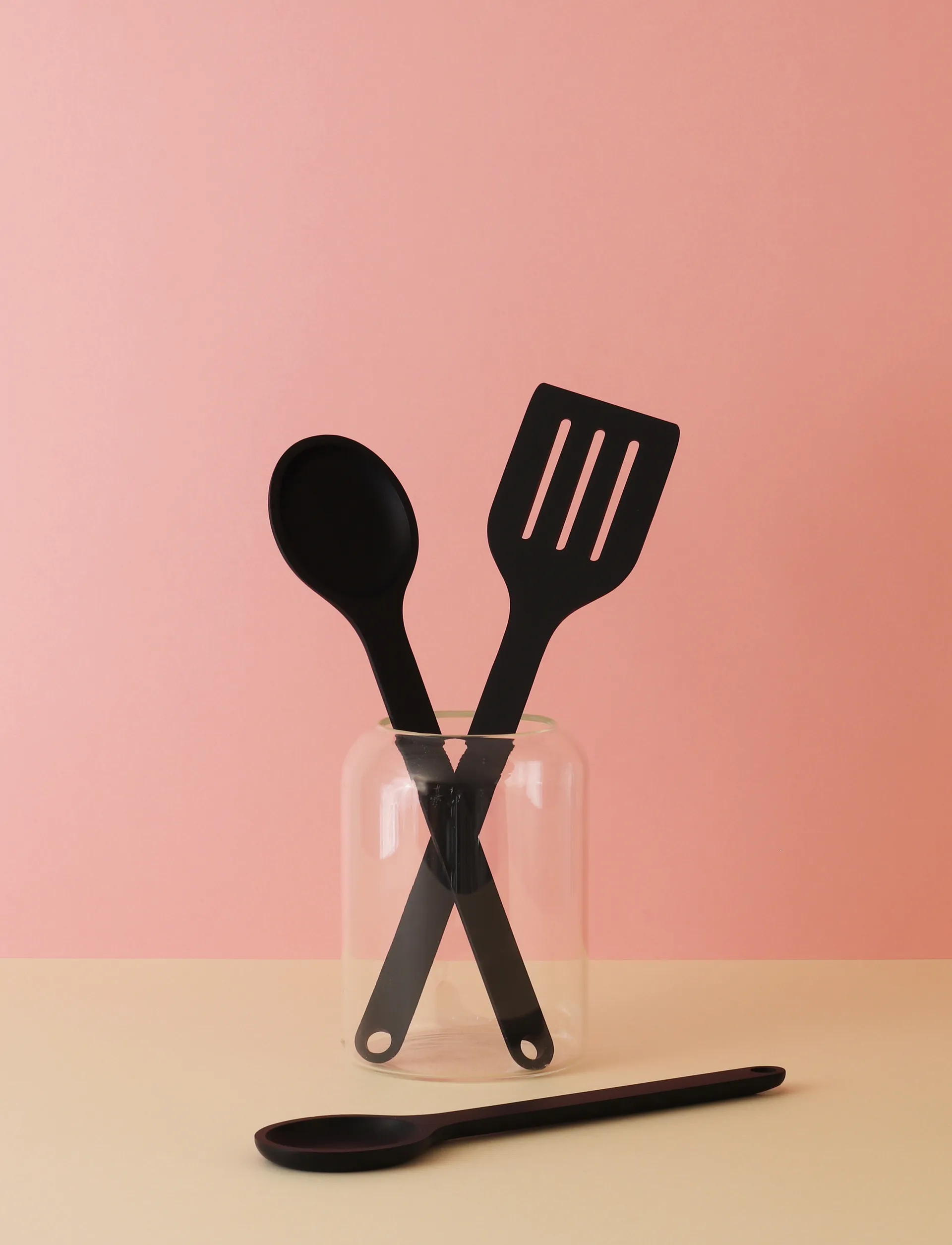 STIR-IT pot spoon 30 cm, Black RIG-TIG