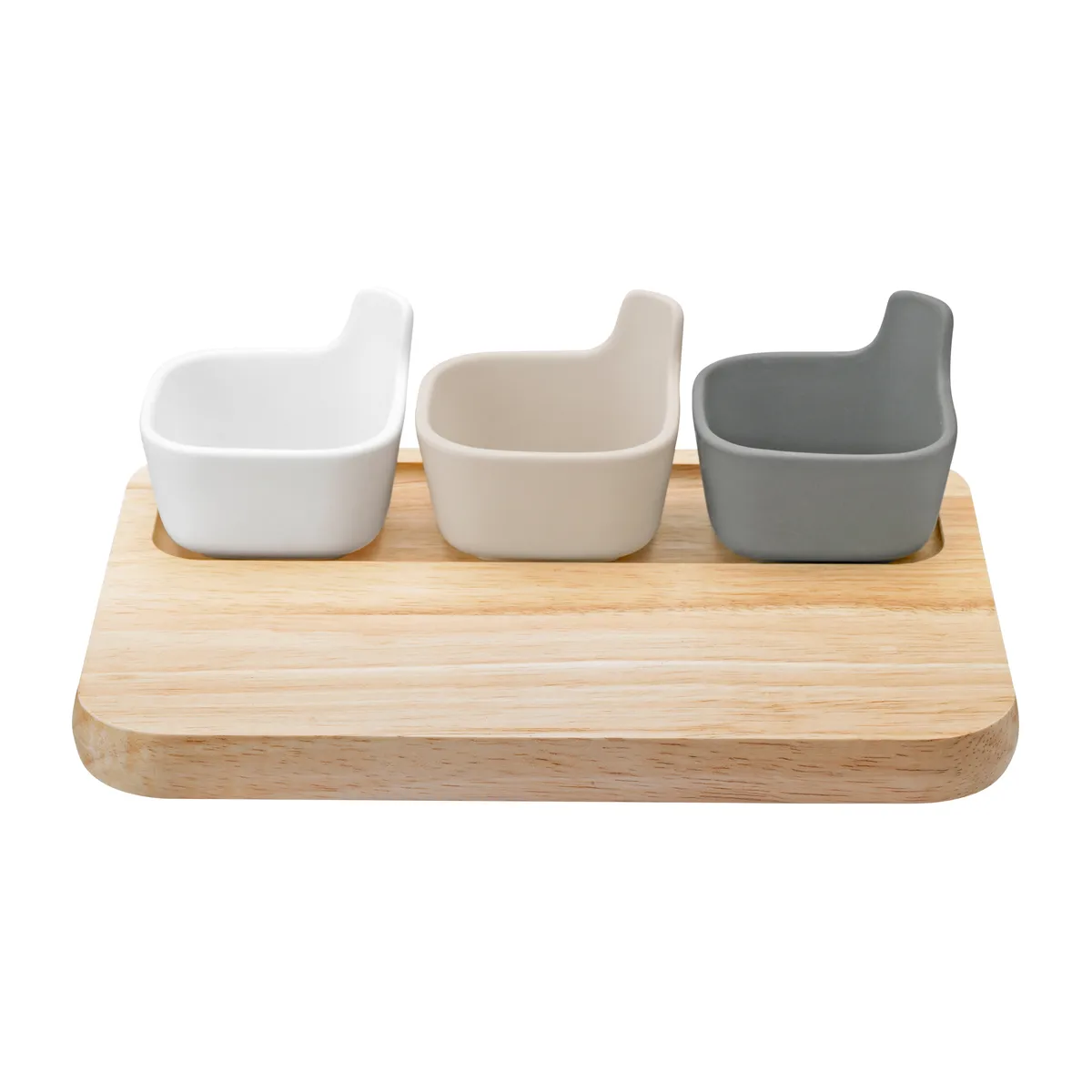 RIG-TIG TAPAS serving set White-beige-grey
