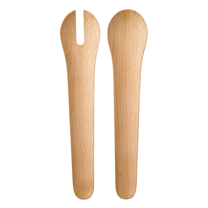 TOSS-IT salad cutlery, beech RIG-TIG