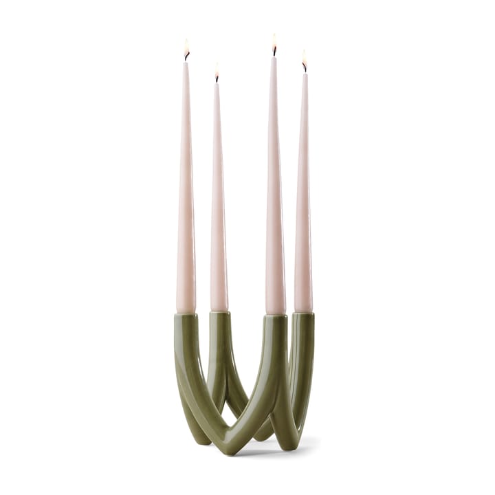 Chandelier candlestick no. 56 - Olive green - Ro Collection