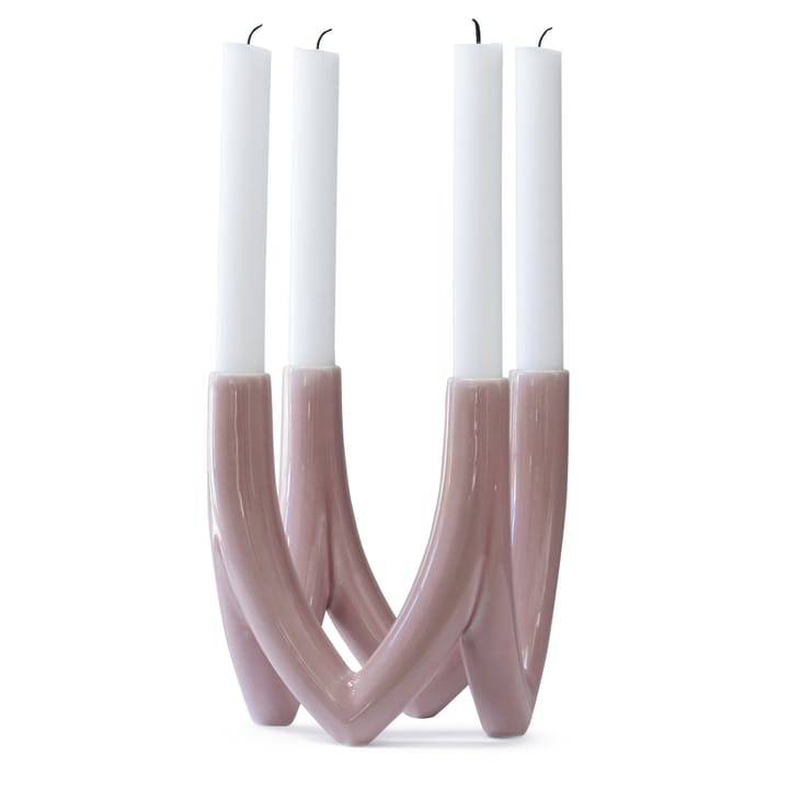 Chandelier candlestick no. 56 - rose pink - Ro Collection