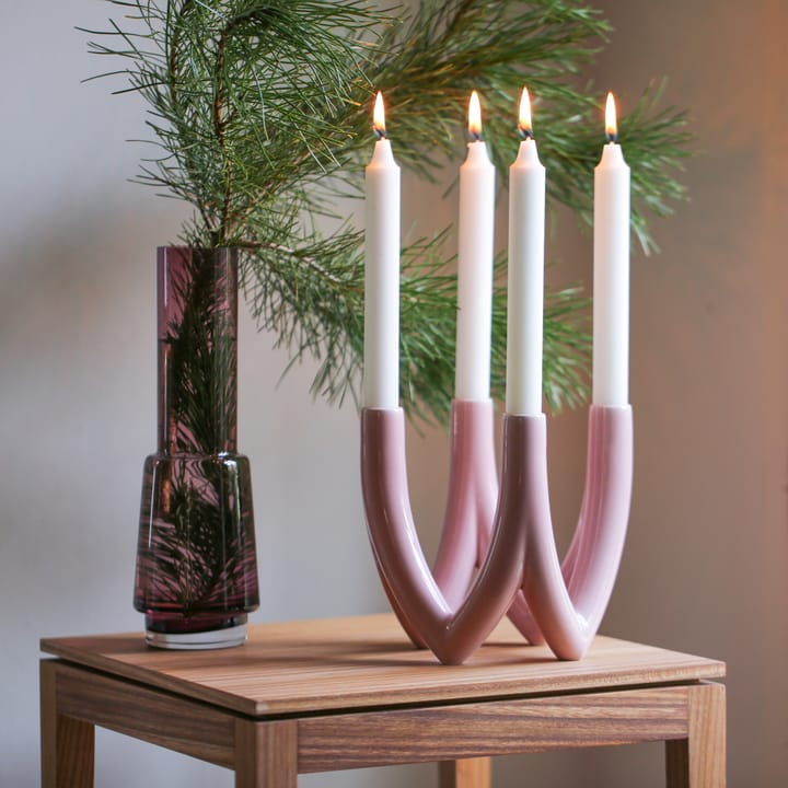 Chandelier candlestick no. 56 - rose pink - Ro Collection
