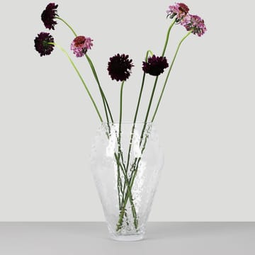 Crushed glass vase large - Clear - Ro Collection