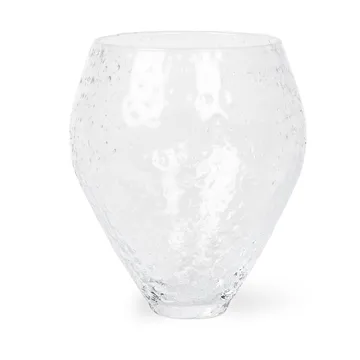 Crushed glass vase medium - Clear - Ro Collection