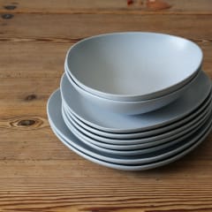 Deep plate no, 52 2-pack - Ash grey - Ro Collection