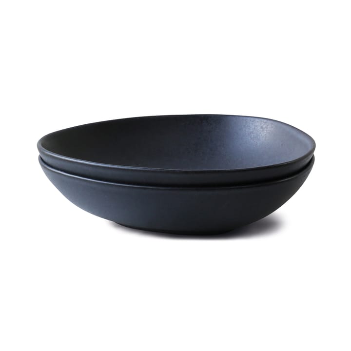 Deep plate no, 52 2-pack, lava stone Ro Collection