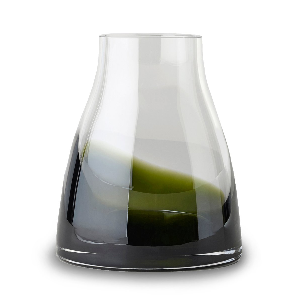 Ro Collection Flower vase no. 2 Moss green | Scandinavian Design | Vases | Green