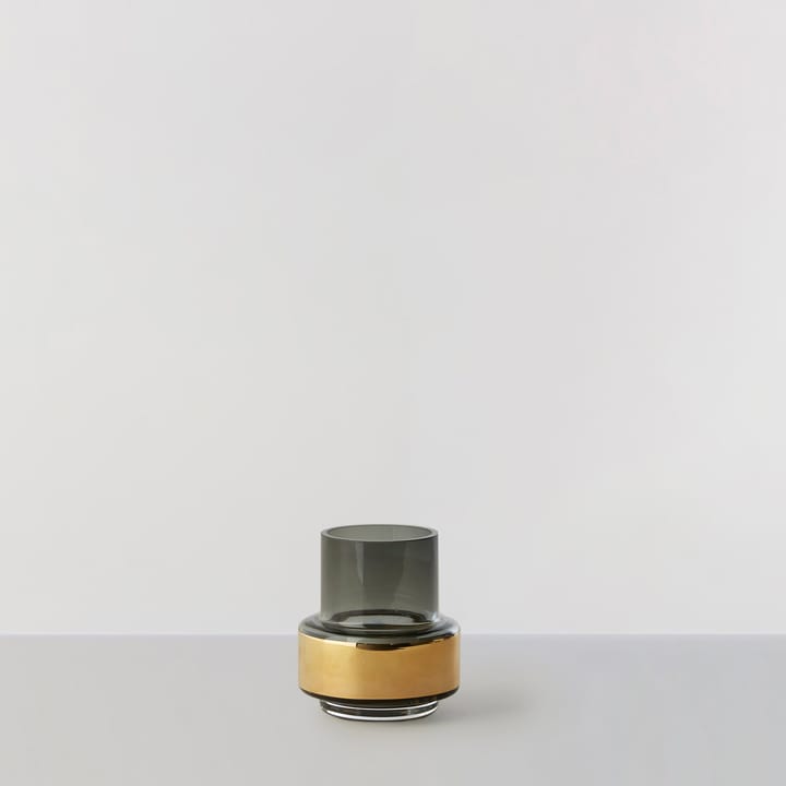 Hurricane smoked tea light no. 25 - Gold - Ro Collection