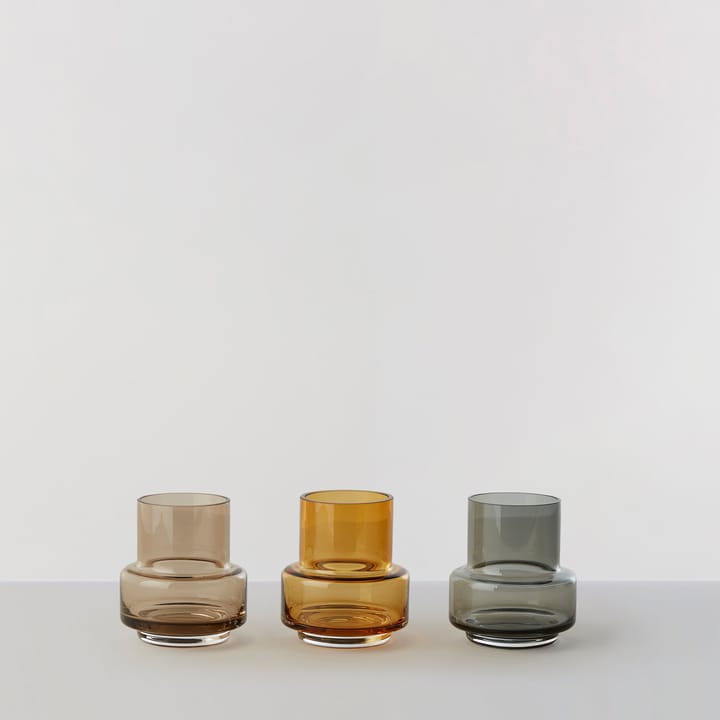 Hurricane tea light no. 25 - Amber - Ro Collection