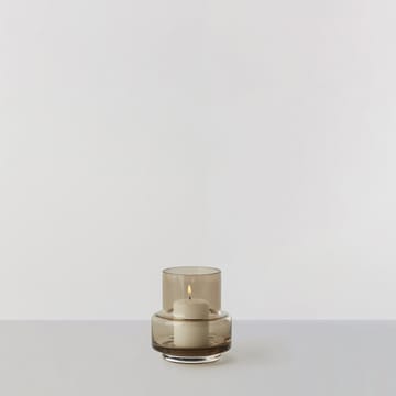 Hurricane tea light no. 25 - sepia brown - Ro Collection
