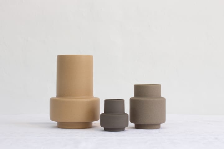 Hurricane vase S Ø9, Dark Stone Ro Collection