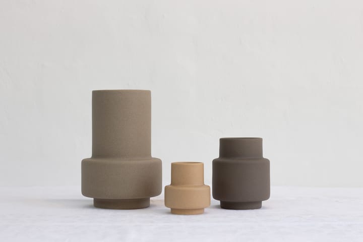 Hurricane vase S Ø9, Soft Ochre Ro Collection