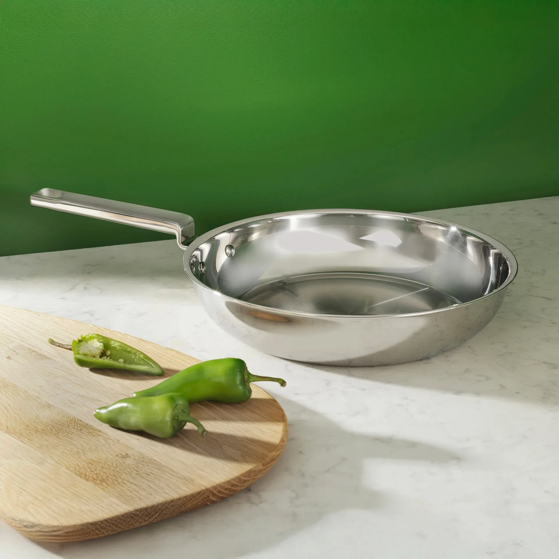 316 Series frying pan, Stainless steel, 28 cm Robert Welch