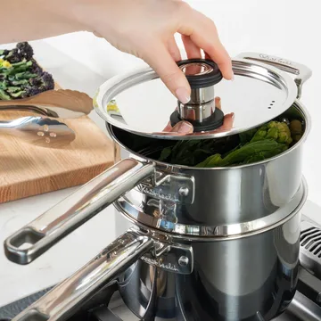 316 Series steamer insert - Stainless steel, 18 cm - Robert Welch