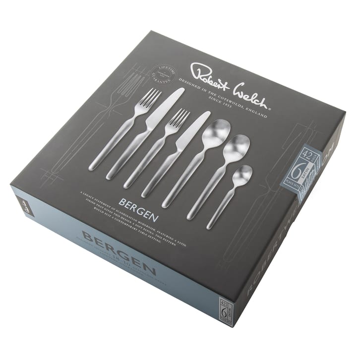 Bergen cutlery set matte - 42 pieces - Robert Welch