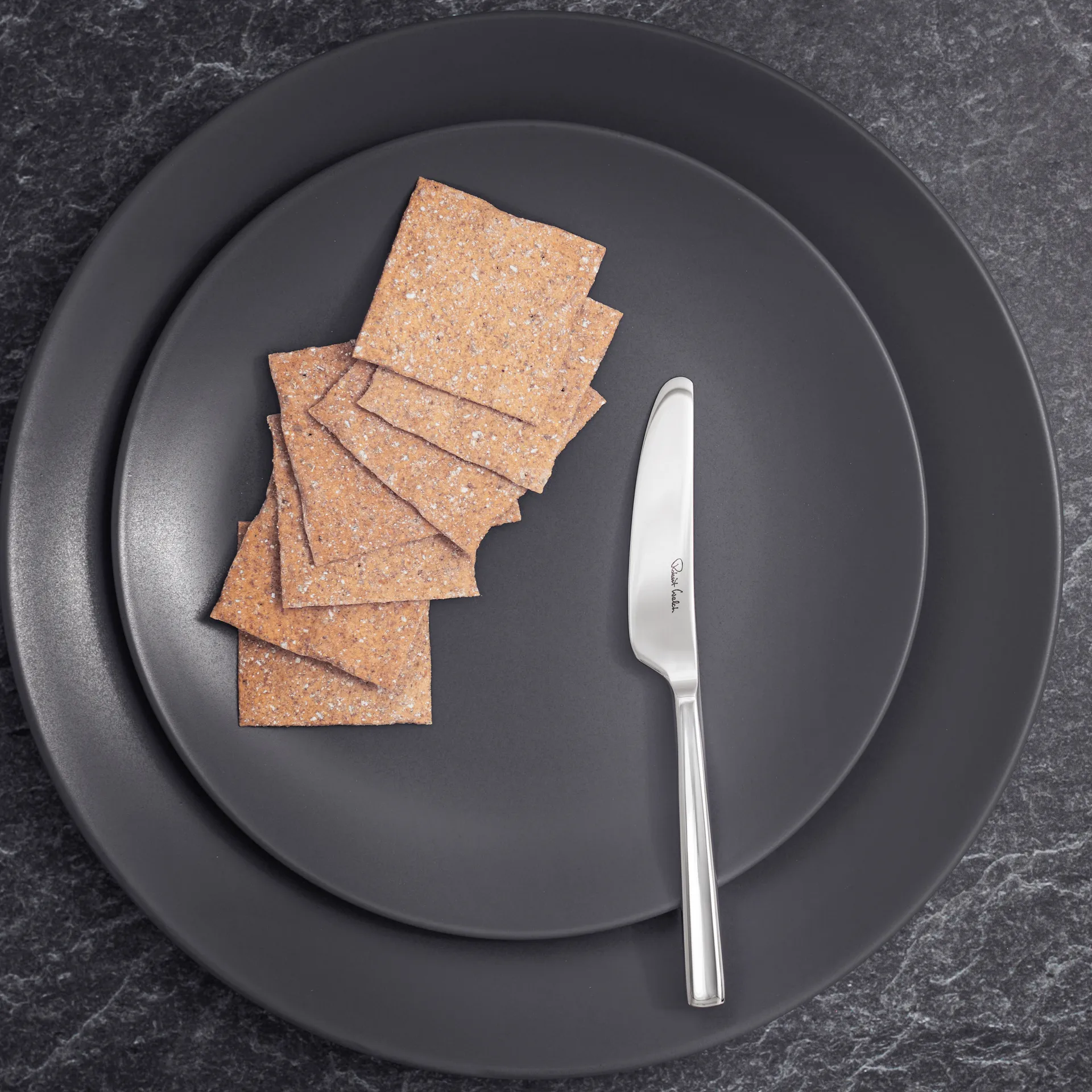 Blockley butter knife smooth, Stainless steel Robert Welch