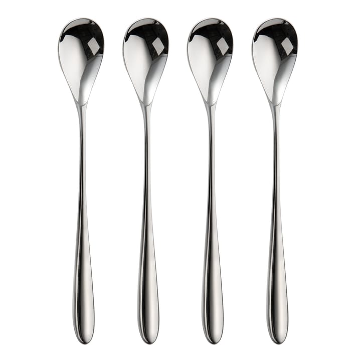 Bourton Bright latté spoon 4 pieces - Stainless steel - Robert Welch